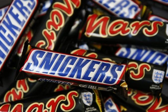 Mars and Snicker chocolate bars
