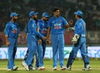 India Nehra Jadeja Raina Rahane Dhoni