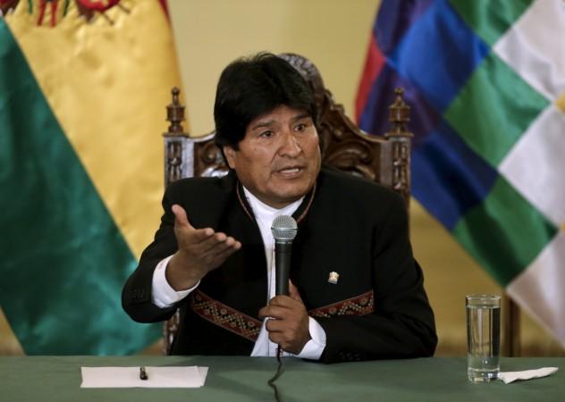 Bolovian President Evo Morales