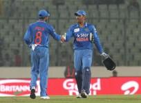MS Dhoni Ravindra Jadeja India Bangladesh Asia Cup 2016