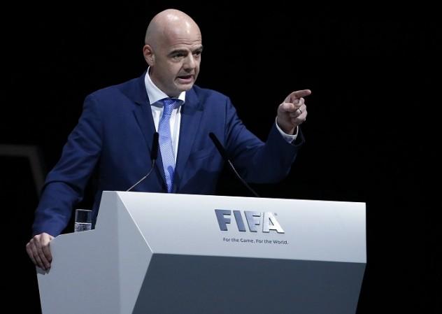 File photo of Fifa president Gianni Infantino. Gianni Infantino
