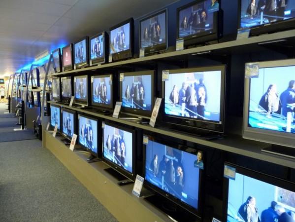 TV sets in a showroom