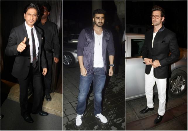 Shah Rukh Khan, Arjun Kapoor, Hrithik Roshan