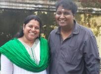 Rajesh Pillai and his wife Megha