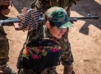 Kurdish YPG fighter