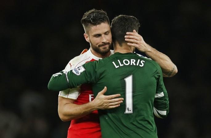 Olivier Giroud Arsenal Hugo Lloris Tottenham