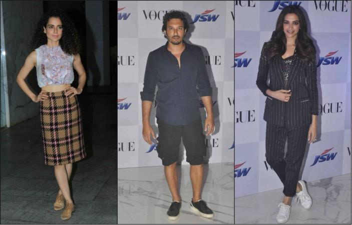 Kangana Ranaut, Homi Adajania, Deepika Padukone