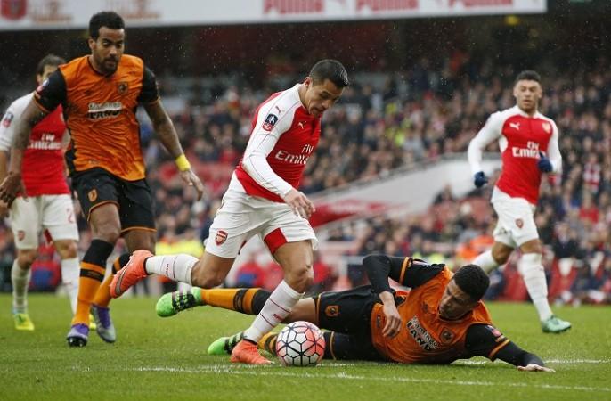 Alexis Sanchez Arsenal Hull City