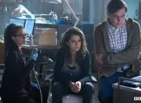 Cosima, Sarah and Scott from the promotional photos for "Orphan Black" Season 4