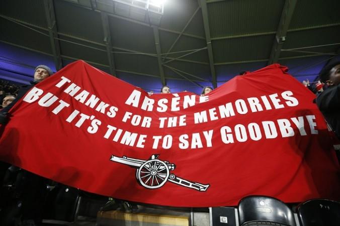 Arsenal Arsene Wenger banner