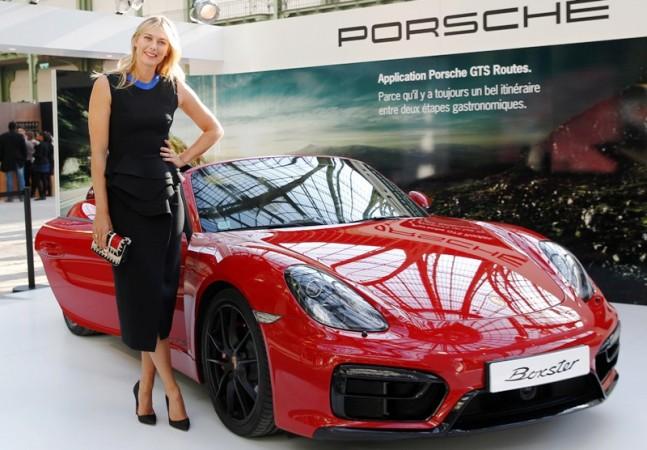 Maria Sharapova as brand ambassador of Porsche