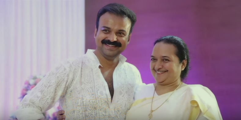 Kunchacko Boban with his mother Molly
