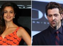 Alia Bhatt, Hrithik Roshan