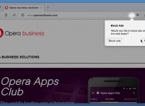 Opera ad block