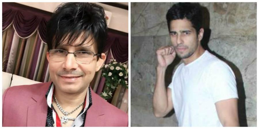 KRK and Sidharth Malhotra