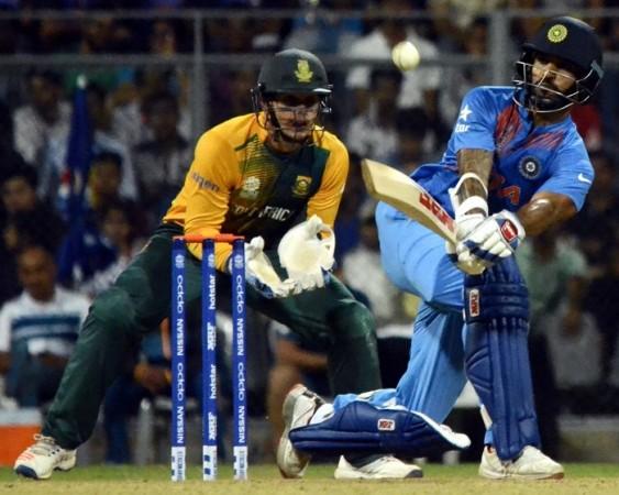 Quinton de Kock Shikhar Dhawan India South Africa ICC World T20 2016