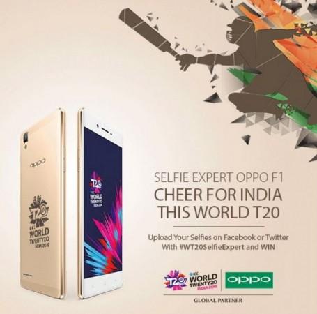 ICC T20 World 2016: Oppo launches Cricket World Cup limited edition F1 smartphone in India
