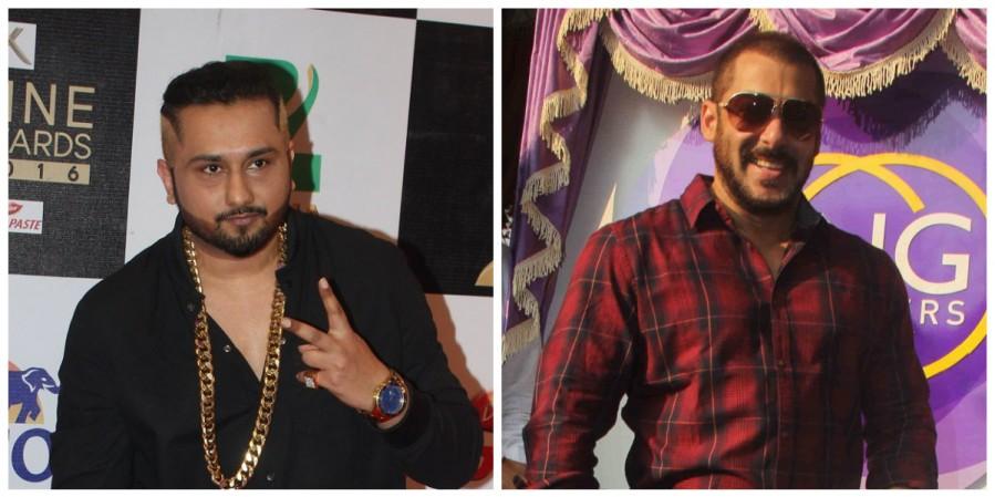 Honey Singh and Salman Khan Honey Singh and Salman Khan