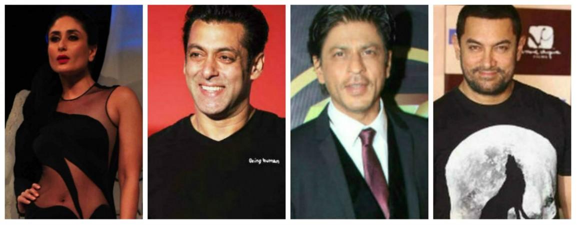 Salman Khan Shah Rukh Khan Aamir Khan and Kareena Kapoor Khan