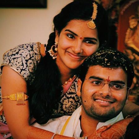 Pavan Sadineni with wife Harika