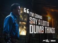 Bruce Campbell as Ash Williams in Ash vs Evil Dead