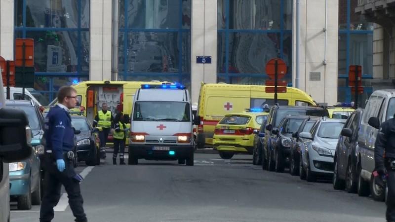 Brussels metro blast