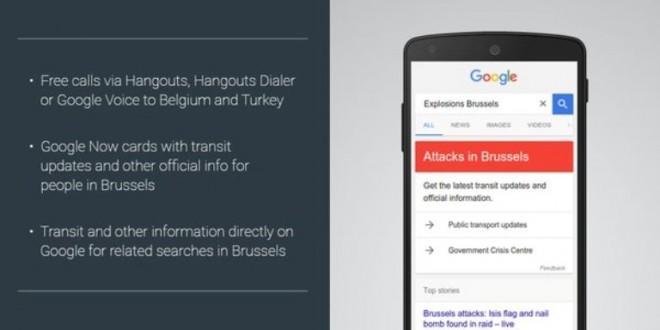 Brussels blasts: Google makes calls via Hangouts to Belgium and Turkey free