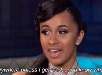 Cardi B confirms at the "Reunion" that she will not take part in anything if money is not involved