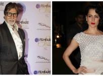 Amitabh Bachchan and Kangana Ranaut