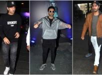 Ranbir Kapoor, Ranveer Singh, Varun Dhawan
