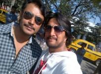 Darshan with Sudeep