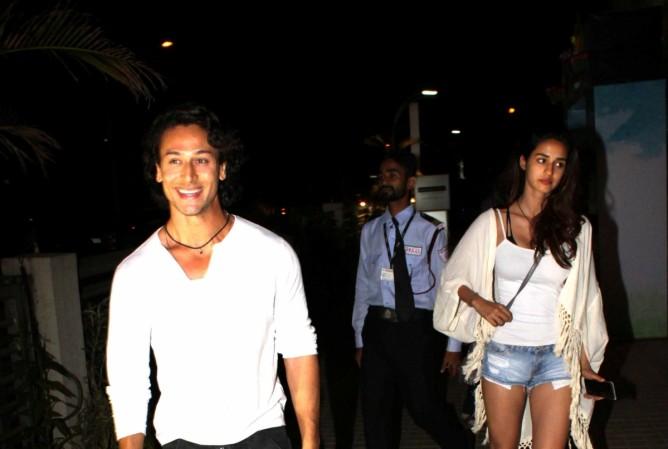 Tiger Shroff and Disha Patani spotted together Tiger Shroff goes on a movie date with rumoured girlfriend Disha Patani