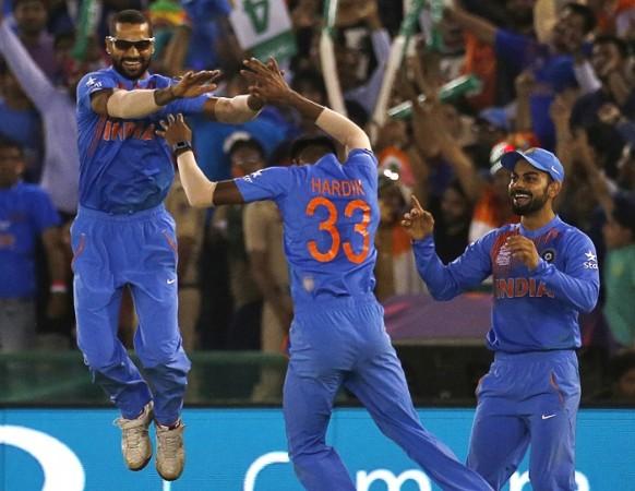 Shikhar Dhawan Hardik Pandya Virat Kohli India World T20
