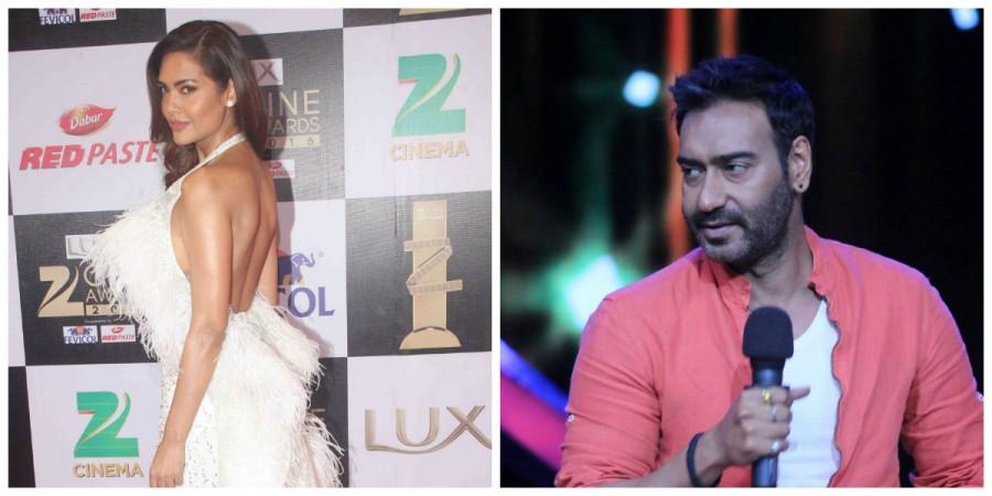 Esha Gupta and Ajay Devgn