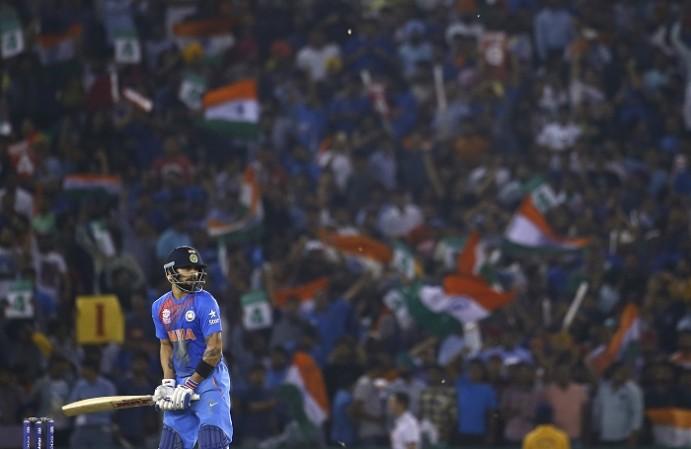 Virat Kohli will have the fans behind him again when India play the West Indies in the ICC World T20 2016 semifinal Virat Kohli India World T20 2016