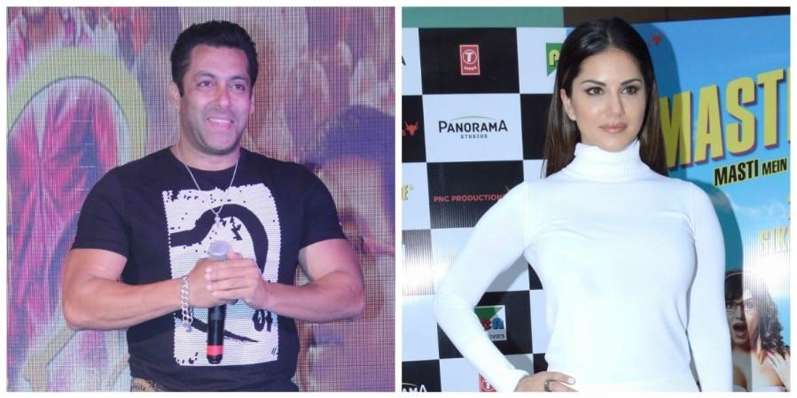 Salman Khan, Sunny Leone Salman Khan, Sunny Leone