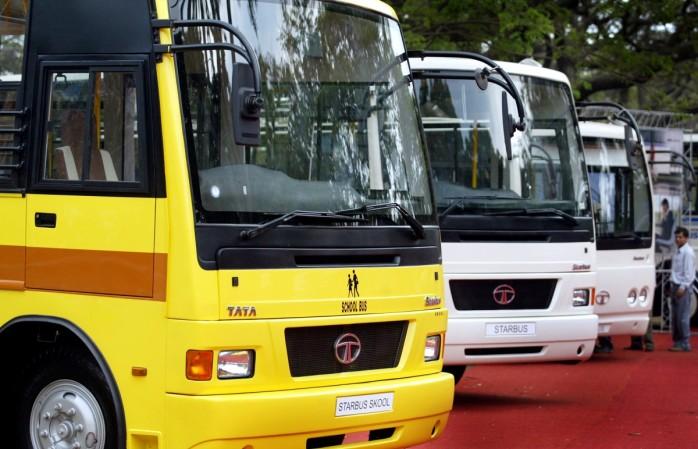 Commercial vehicle (CV) segment, revenue dropped by 8.4 per cent year-on-year to Rs 18,431 crore Tata Motors buses commercial vehicle sales