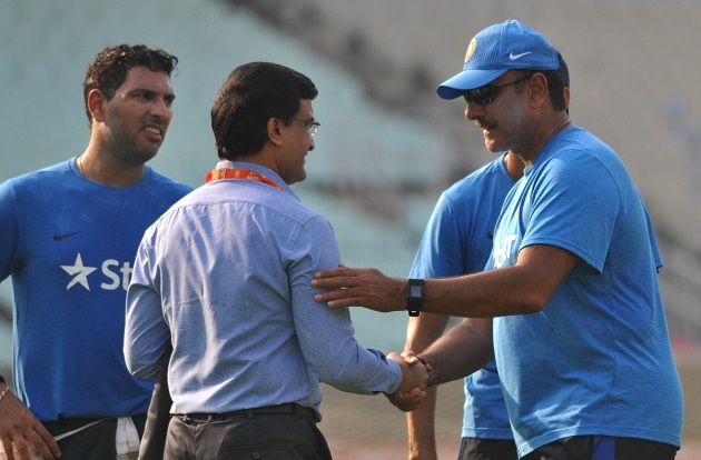 Yuvraj Sourav Ganguly Ravi Shastri