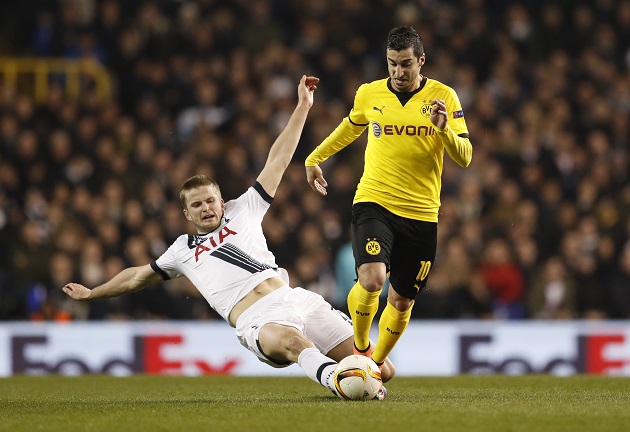 Henrikh Mkhitaryan Borussia Dortmund Eric Dier Tottenham