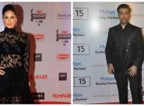 Sunny Leone and Karan Johar