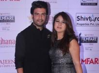 Sharad Kelkar with wife Keerti Gaekwad Kelkar