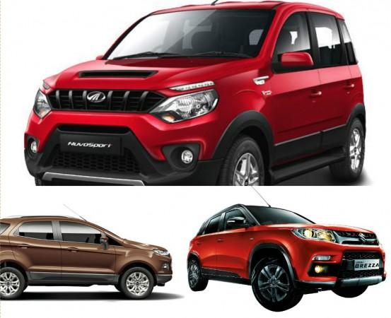 Mahindra NuvoSport Vs Maruti Suzuki Vitara Brezza Vs Ford EcoSport