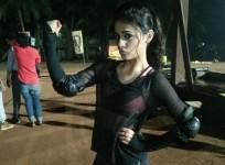 Radhika Madan to make her Bollywood debut? Pictured: Radhika Madan on the sets of "Khatron Ke Khiladi 7."