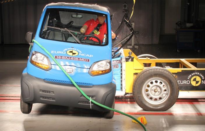 Bajaj quadricycle scored 1 star in Euro NCAP crash test