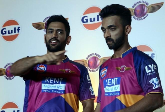 MS Dhoni Ajinkya Rahane RPS IPL 2016