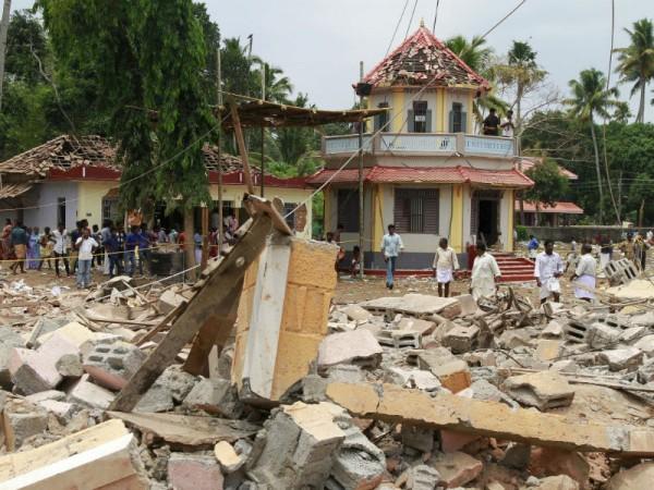 Fire accident at Kollam temple
