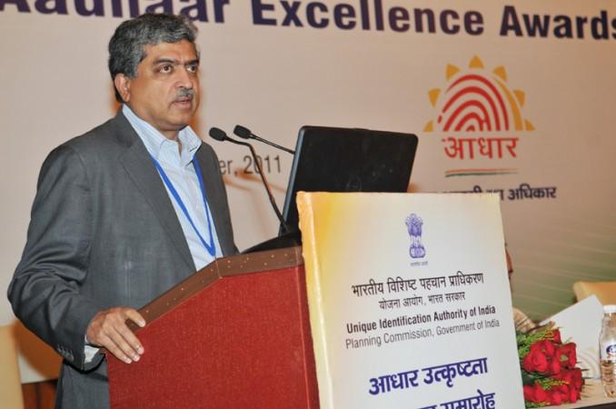 The Chairman, UIDAI, Shri Nandan Nilekani addressing at the first anniversary celebrations of Aadhaar launch of Unique Identification Authority of India (UIDAI), in New Delhi on September 29, 2011.
