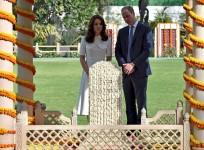 Kate Middleton and Prince William at Gandhi Smriti in New Delhi