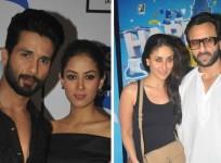 Shahid Kapoor-Mira Rajput and Kareena Kapoor-Saif Ali Khan