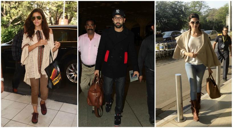Alia Bhatt, Ranbir Kapoor, Deepika Padukone